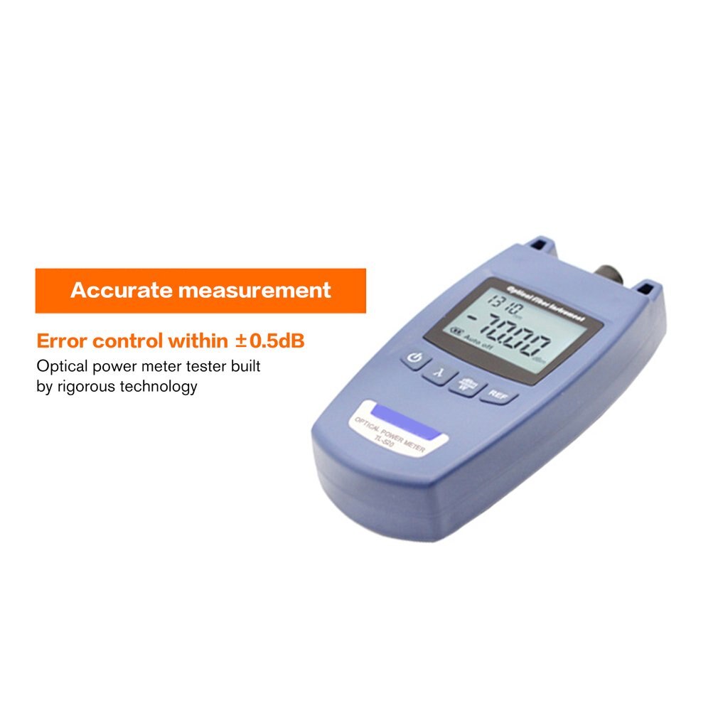 Mini Portable FTTH Optical Power Meter OPM Optic Fiber Cable Tester -70dBm~+10dBm SC/FC Universal Connector TL-520