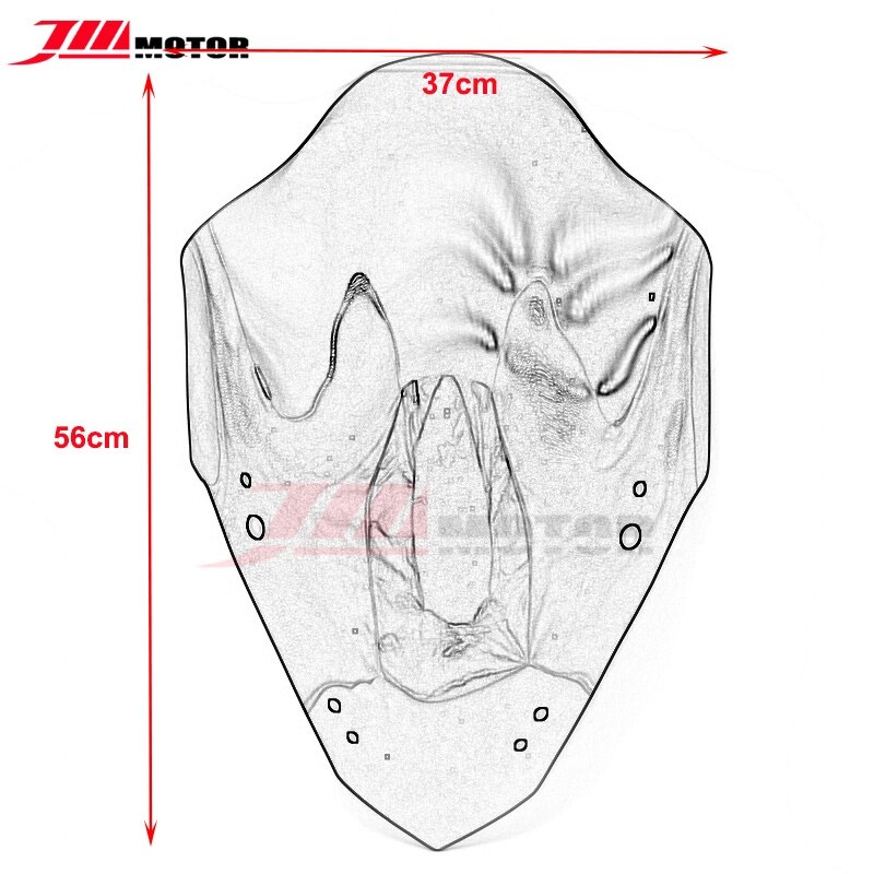 Parabrisas ahumado para motocicleta, doble burbuja, deflector de viento para YAMAHA XMAX 250 XMAX300 X-MAX250 X-MAX300
