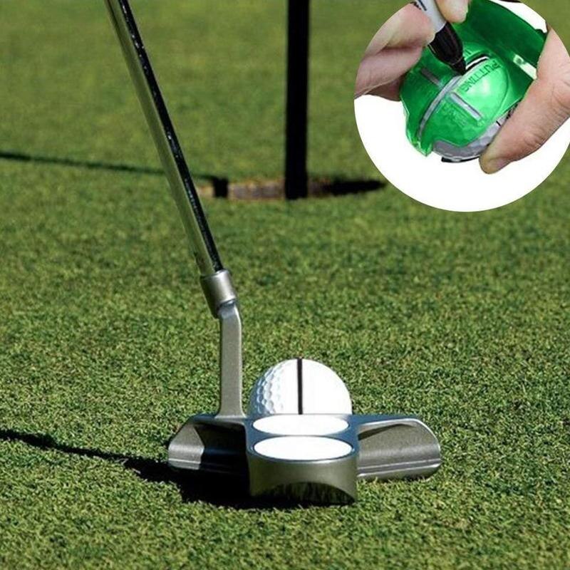 Golf Ball Line Clip Liner Marker Template Drawing Alignment Golf Marks Tool Putting Marker Accessories Ball B8R6