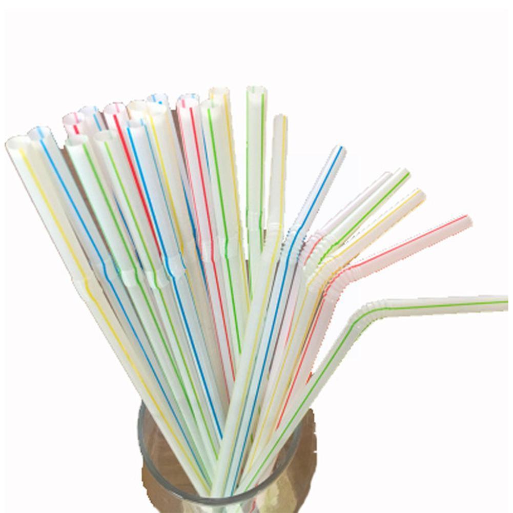 100 Pieces Of Cocktail Straw Plastic Straw Diy Party Straw For Family Birthday Wedding Party Supplies X5n9