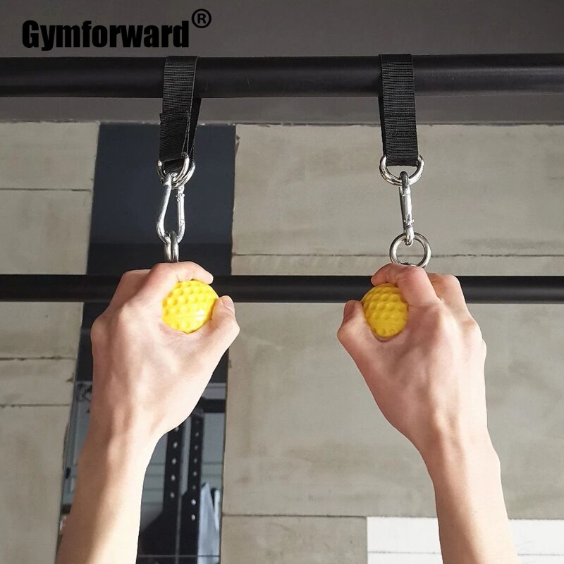 2pc zware pull-up fitness pols krachttrainingstool antislip klimvinger handgreep onderarm oefenapparaat fitnessapparatuur