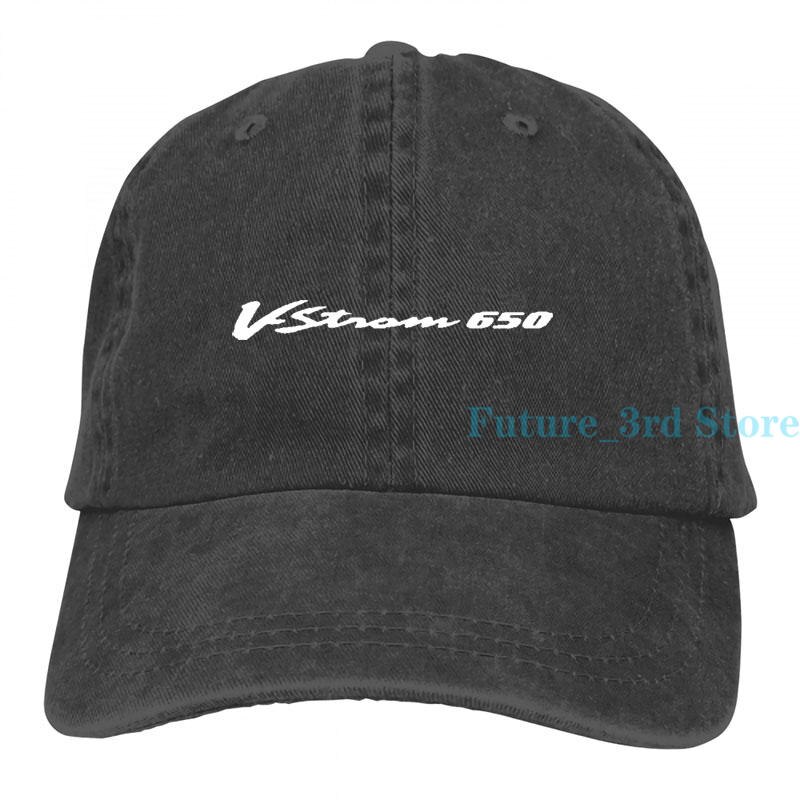 Suzuki V Strom 650 Baseball cap men women Trucker Hats adjustable cap: 2-Black