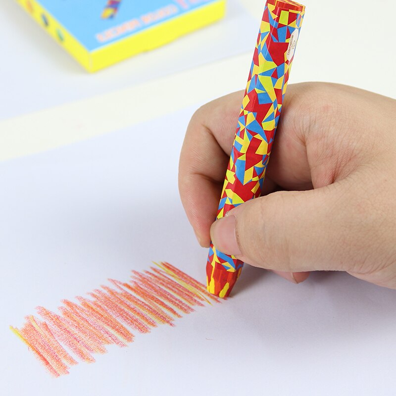 DEDEDE 5pcs Wax Crayons Graffiti 3 in 1 Color Pencils Non-Toxic Rainbow Magic Kawaii Crayon For Painting Art Supply