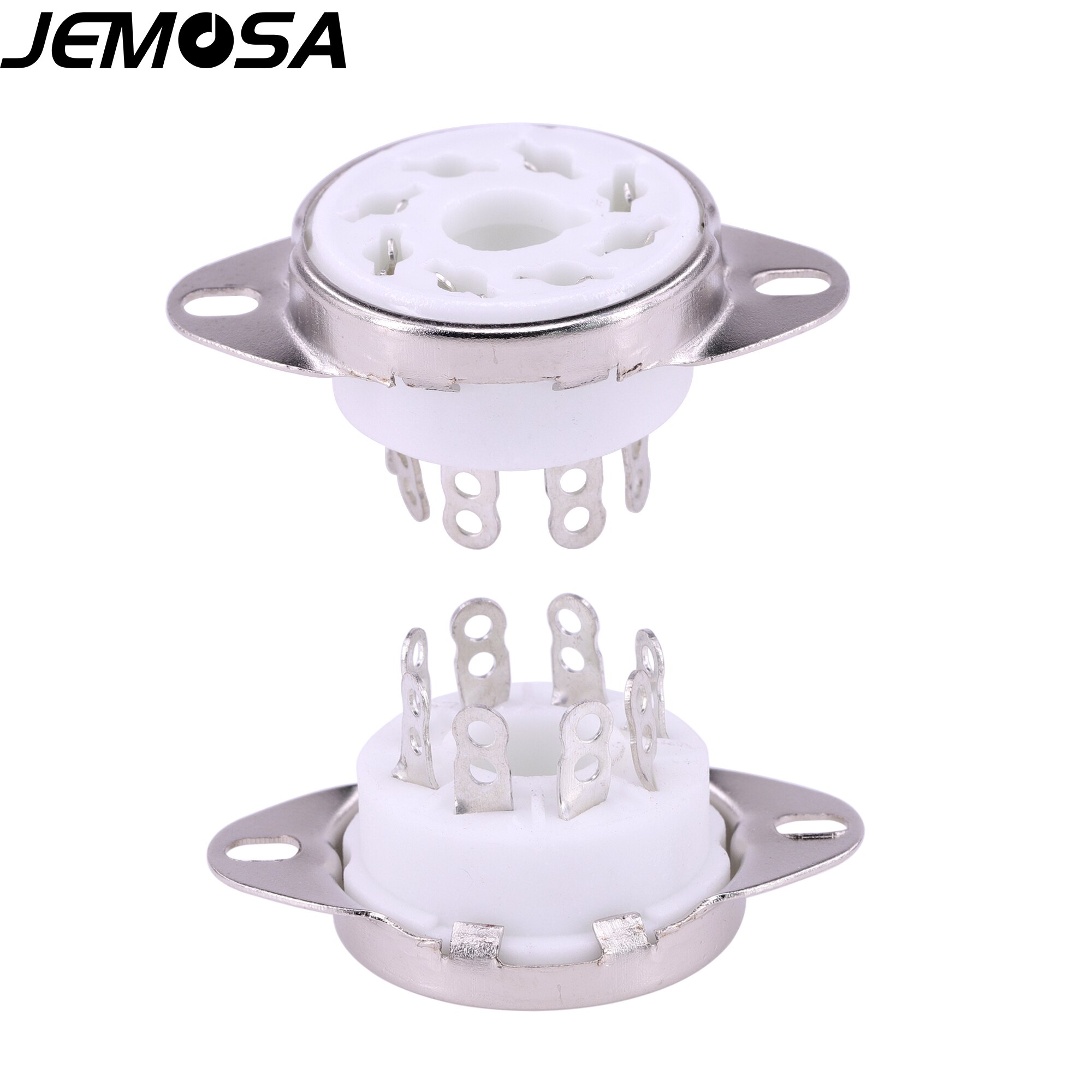 10 pz ceramica 8pin presa tubo GZC8-Y-6 presa tubo elettronico KT88 6SN7 6V6 6L6 EL34 6N8P tubo a vuoto amplificatore Audio HIFI fai da te