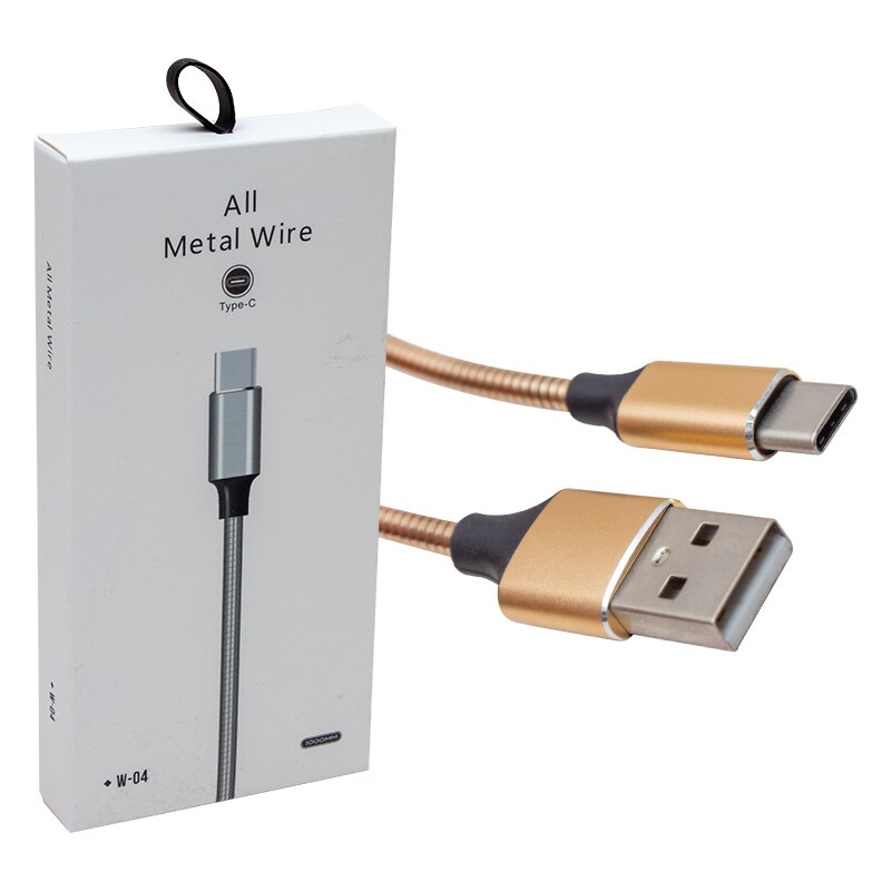 Powermaster PM-3799 TYPE-C Metalen Gevlochten Data En Oplader Kabel