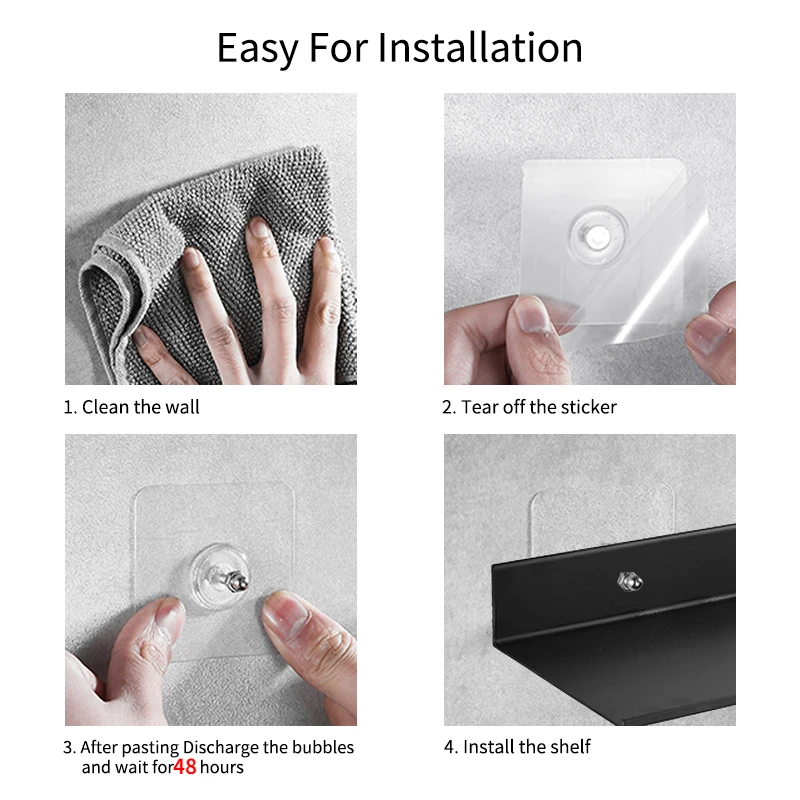 Schwimmende Badezimmer verwöhnen ohne Bohren Lagerung Wandre gal Heimat Organizer Leiste Hardware- Schrank Küchen zubehör Toilette
