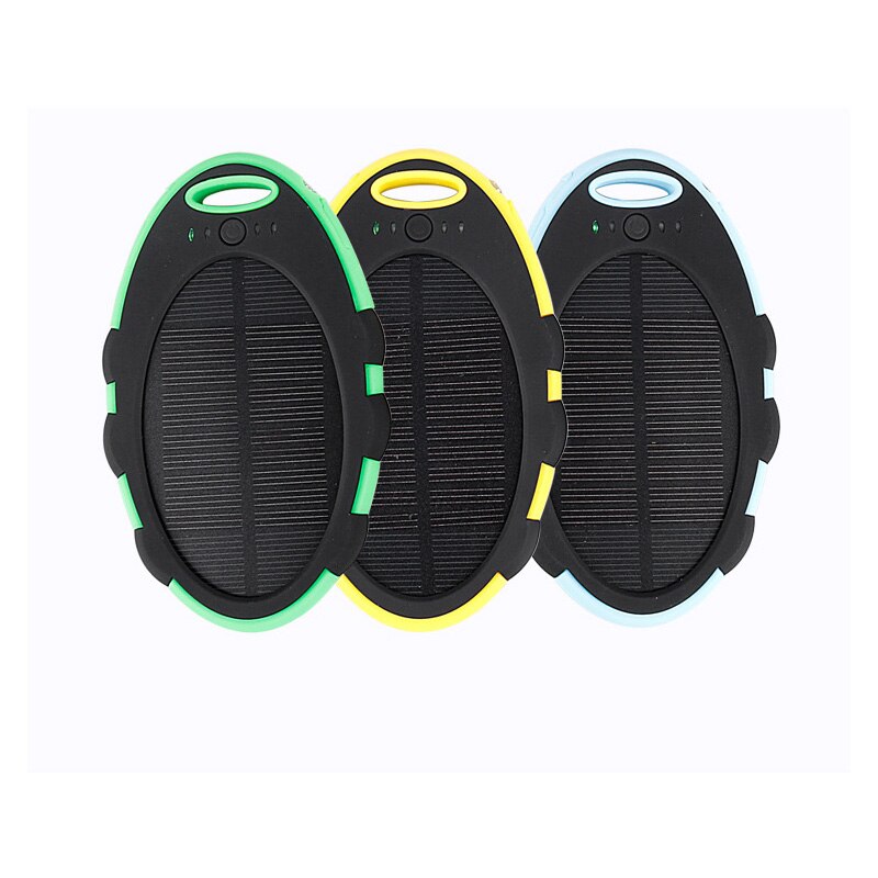 Solar Power Bank Case Dual USB Ports 4000mah Portable Battery Shell Box Case Digital Power Bank Battery Storage Cases DIY KIT