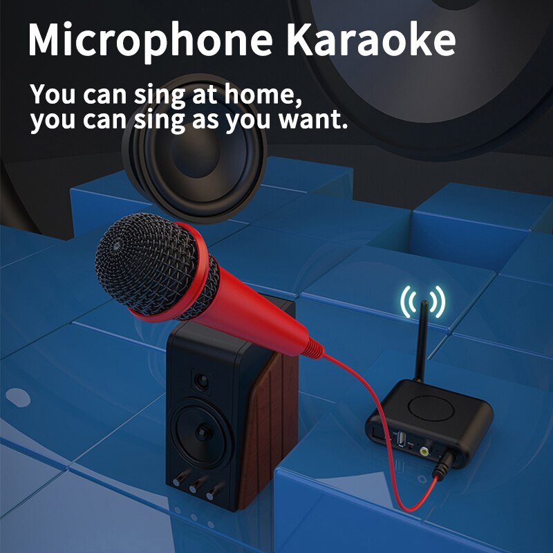 DAC Bluetooth 5.0 Audio Receiver Optical Fiber Coaxial AUX 3.5mm RCA USB U Disk Decoder Converter Wireless Adapter For Speaker