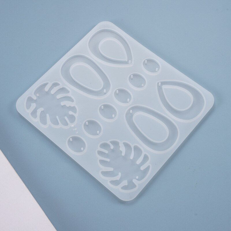 Pendientes molde de silicona adornos colgantes DIY Moldes de resina epoxi ganchos de oreja suministros de joyería pendientes Fabricación de colgantes