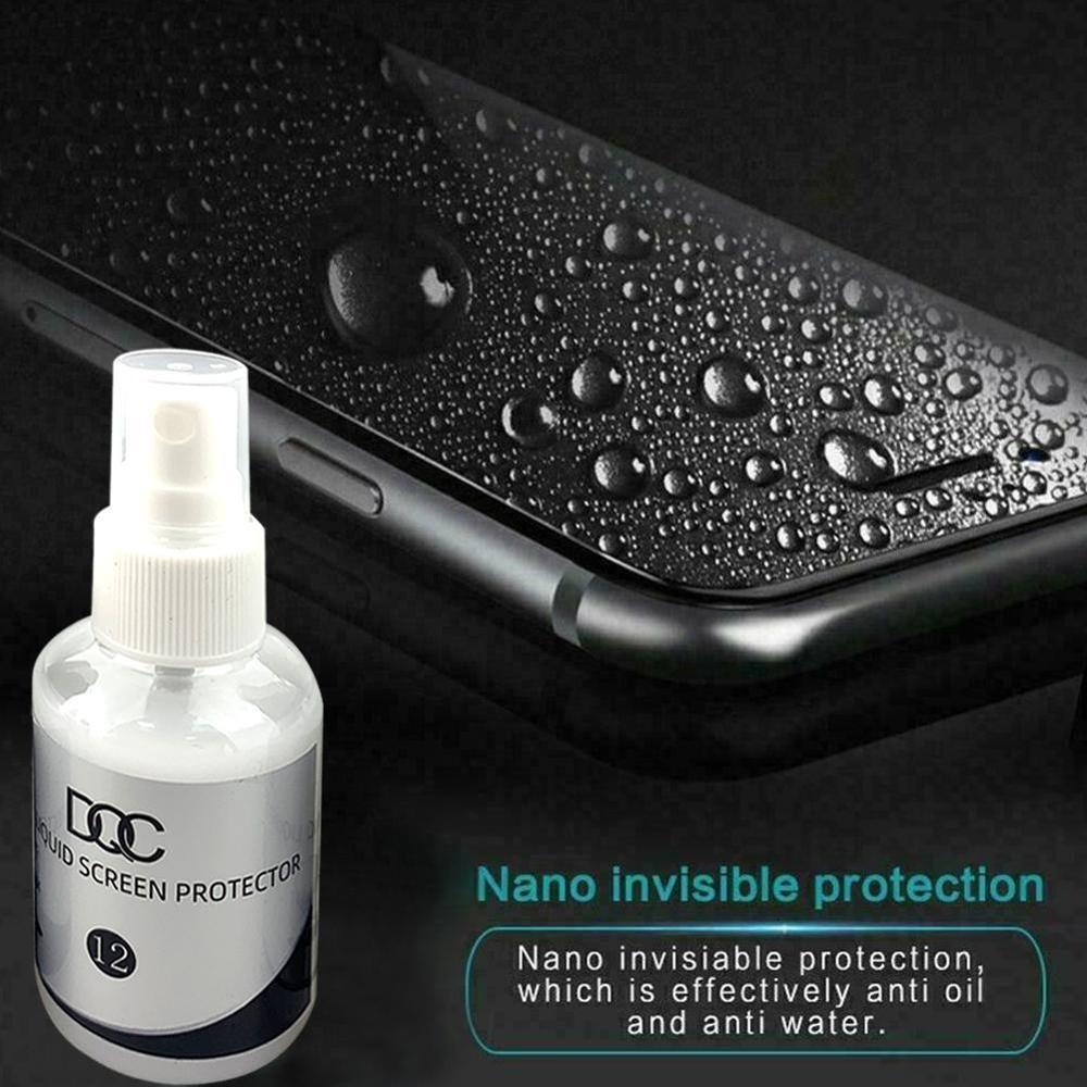 Protector de pantalla Universal para teléfono móvil, película de vidrio templado curvo para iPhone, Huawei, Nano líquido, 50ml