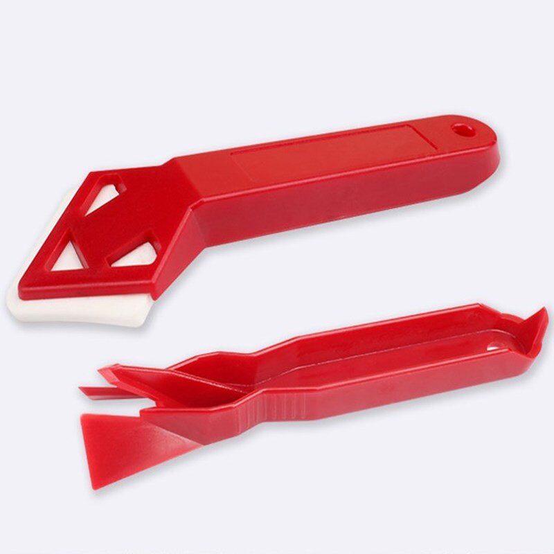 2 Stks/set Praktische Kit Schraper Home Decoratie Muur Vloertegel Cleaner Oppervlak Lijm Resterende Schop Bouw Gereedschap