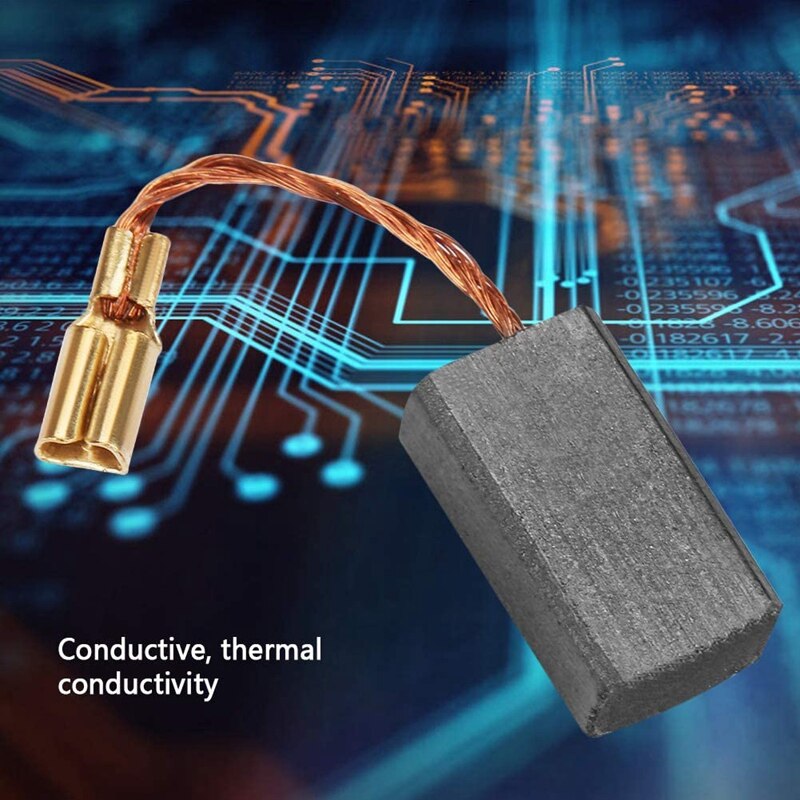 Carbon Brush 20Pcs Replaceable Great Conductive Carbon Brush for Electric Motor Drill 100 5816mm