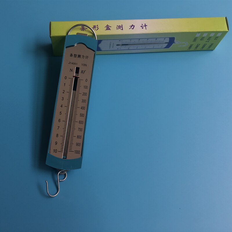 1N 2.5N 5N 10N Newton Meter / Force Gauge Bar Doos Lente Rollenbank Balans Natuurkunde Mechanica Onderwijs Experimenten Instrument: 10N