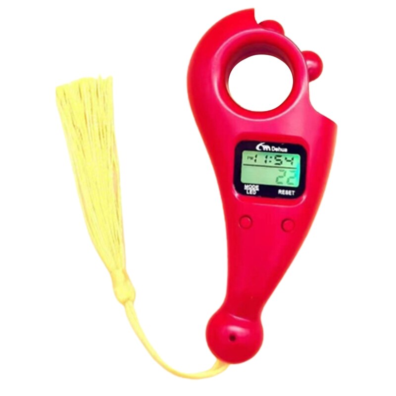 Digital Finger Counter for Prayer Beads Counter LCD Digital Display Count: Red