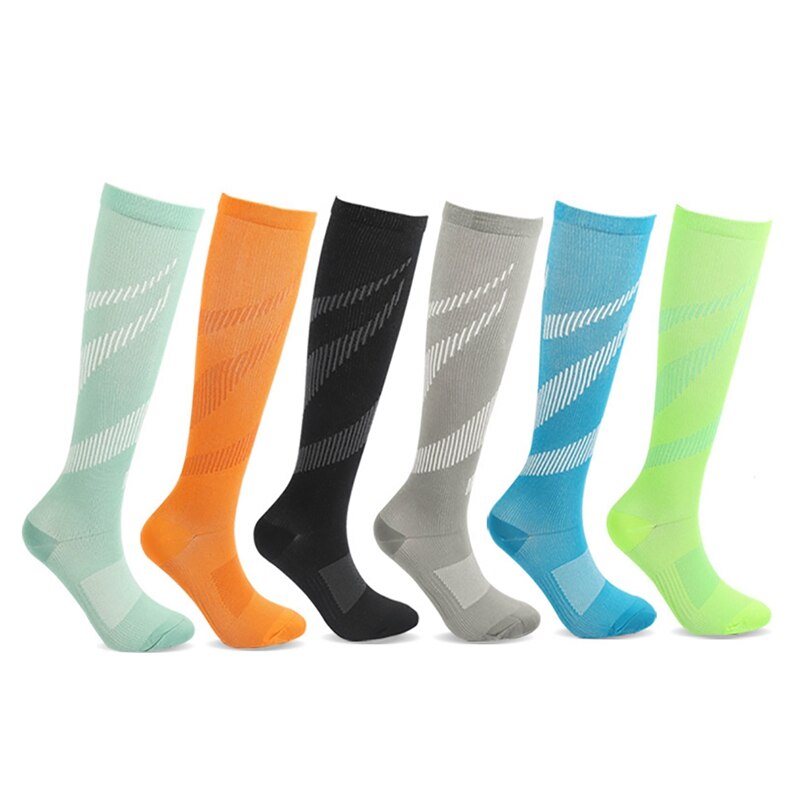 Compressiekousen casual kniehoog/lang bedrukt polyester nylon kousen schoenen accessoires voor dames heren