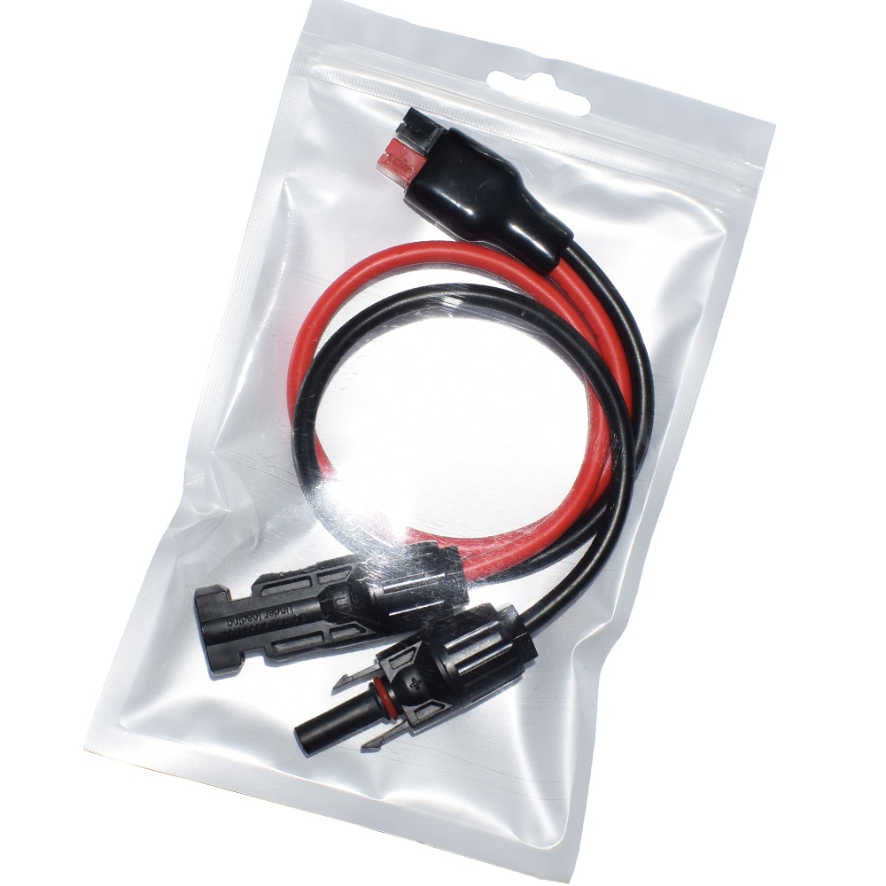 Kits de câbles de panneaux solaires, 10AWG pour Suaoki, générateur solaire Renogy Portable Powerstation-0.4 m/1.31ft