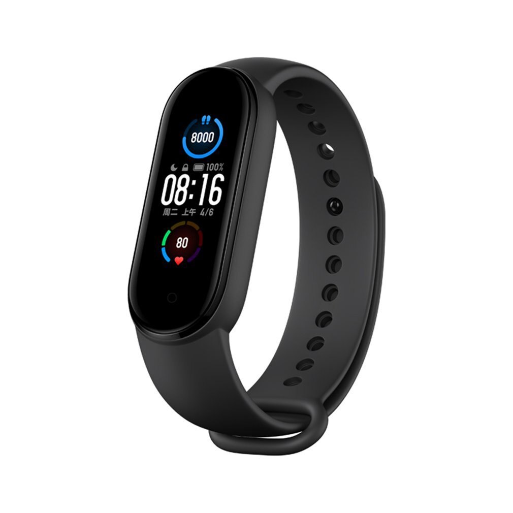 Xiaomi Mi Band 5 Wristband Stress Female Health Smart Blacelet Heart Rate Sleep Step Swim Sport Monitor APP Push Alarm: mi band5