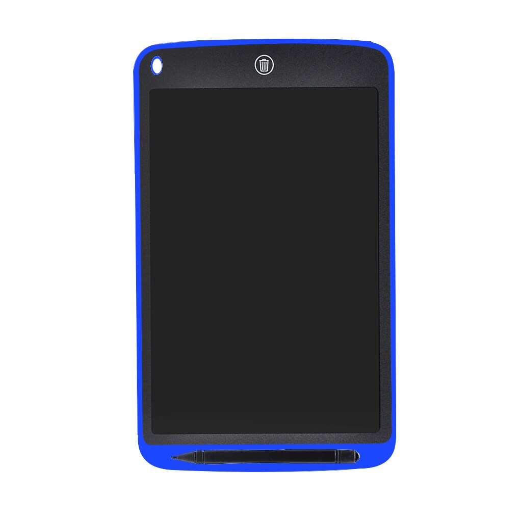 Digital Drawing Pad 8.5 Inch LCD Display Writing Sketching Tablet with Writing Stylus Pen for Education Business: Blue