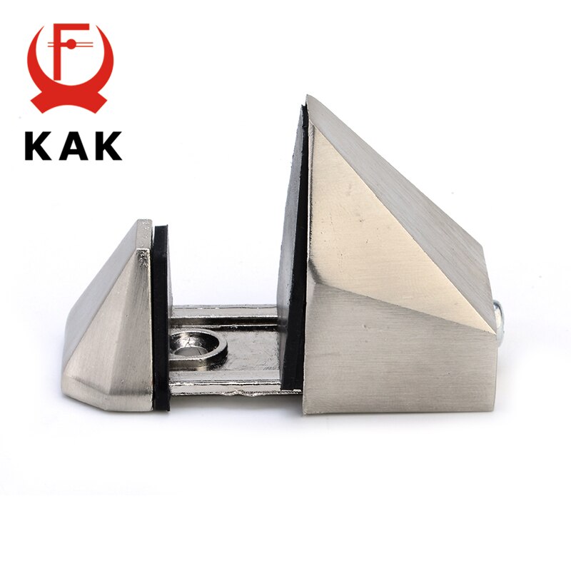 KAK Zink-legierung Verstellbare Glas Klemmen Glas Vergoldet Klammern Chrom Legierung Regal Halfter Unterstützung Klemme Halfter Für Glas verwöhnen