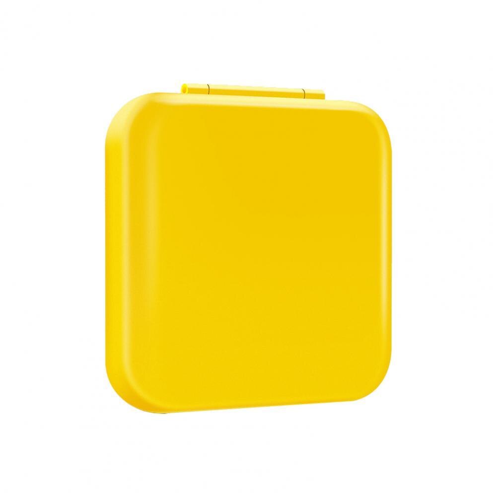 Voor Schakelaar 24 Game Cassette Opvallende 24 Game Houder Soft Liner Abs Compact Size 24 Card Box Handig game Case: YELLOW