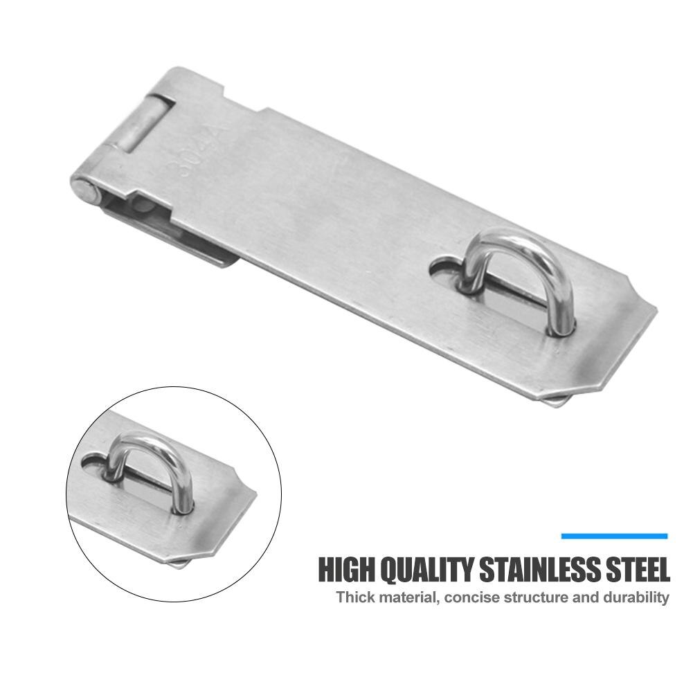 C 5 inch Stainless Steel Hardware Door Lock Hasp Staple Shed Latch Stainless Steel Door Lock Padlock Clasp