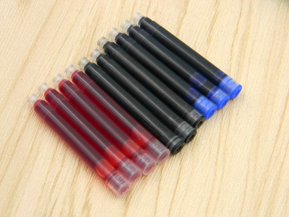 10 st blauw fit voor KANTOOR metalen vulpen INKT vullingen