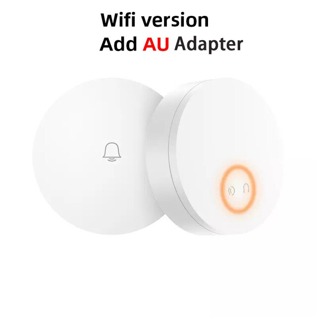 Xiaomi Linptech Wireless Doorbell Self-Generating Smart Door Bell Transmitter Memory Function Wifi Version Connect Mijia APP: Wifi add AU Adapter