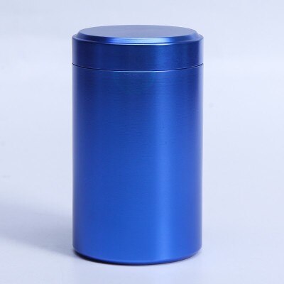 Mini latas de té portátiles de acero inoxidable, contenedor de almacenamiento de Metal de titanio, sellos, tanque de viaje, 5,2x9cm: TRANSPARENT