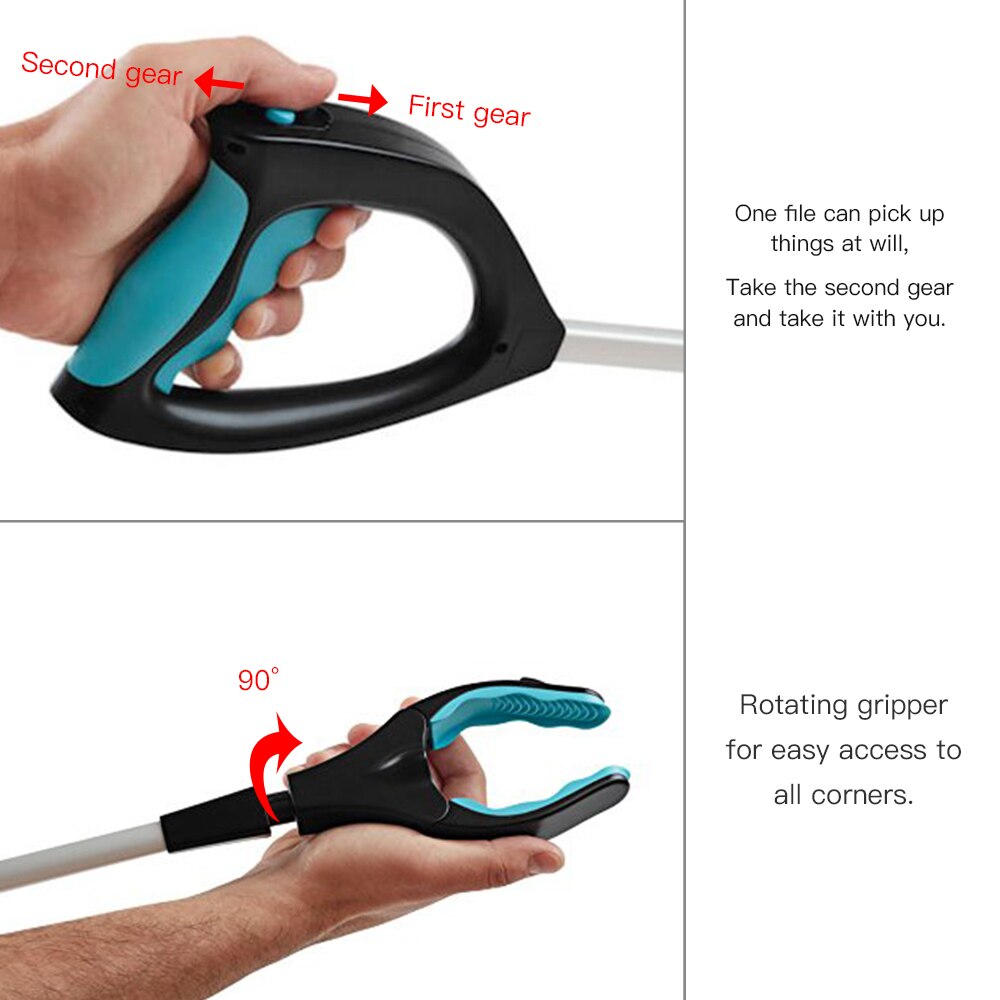 82cm Foldable Litter Reachers Pickers Pick Up Tools Gripper Extender Grabber Picker Collapsible Garbage Pick Up Tool Grabbers