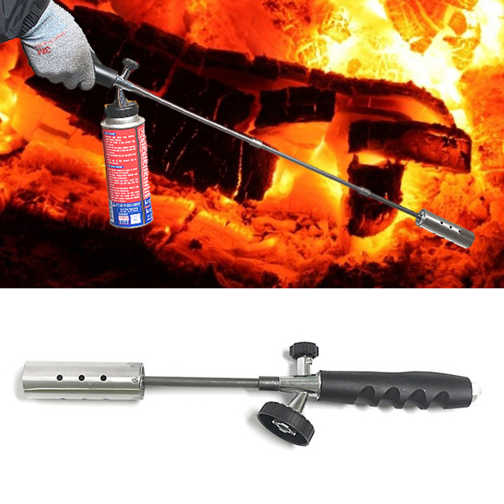 Brûleur d&#39;herbe imperméable, Machine à feu pour désherbage, chalumeau polyvalent pour enlever l&#39;herbe, outil de soudage pour Camping en plein air
