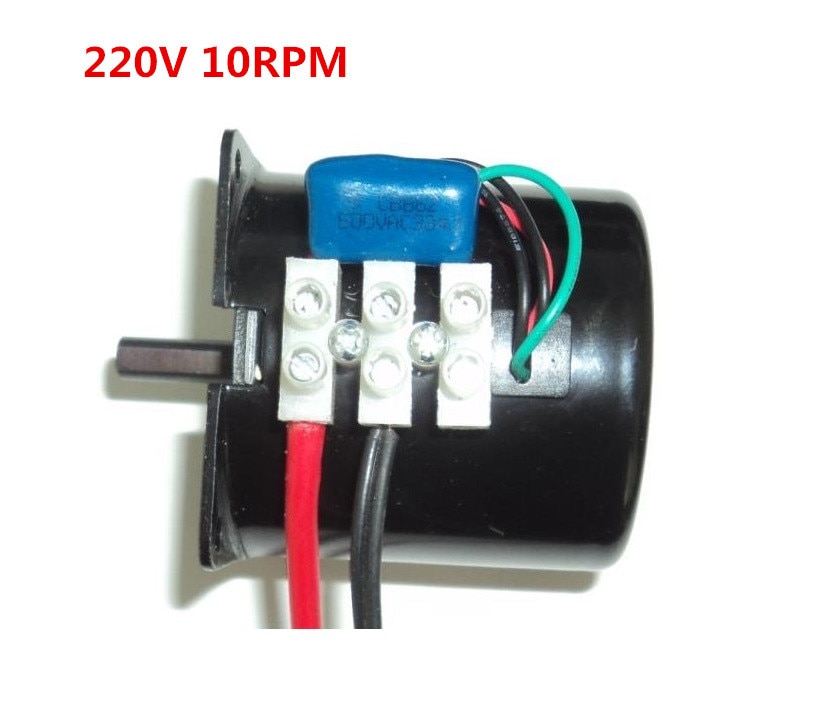 Motor da engrenagem da CA com caixa de velocidades, 60 60KTYZ AC 220 V 14 W 10 rpm motor da engrenagem Reversível síncrono de imã Permanente, para a frente e para trás