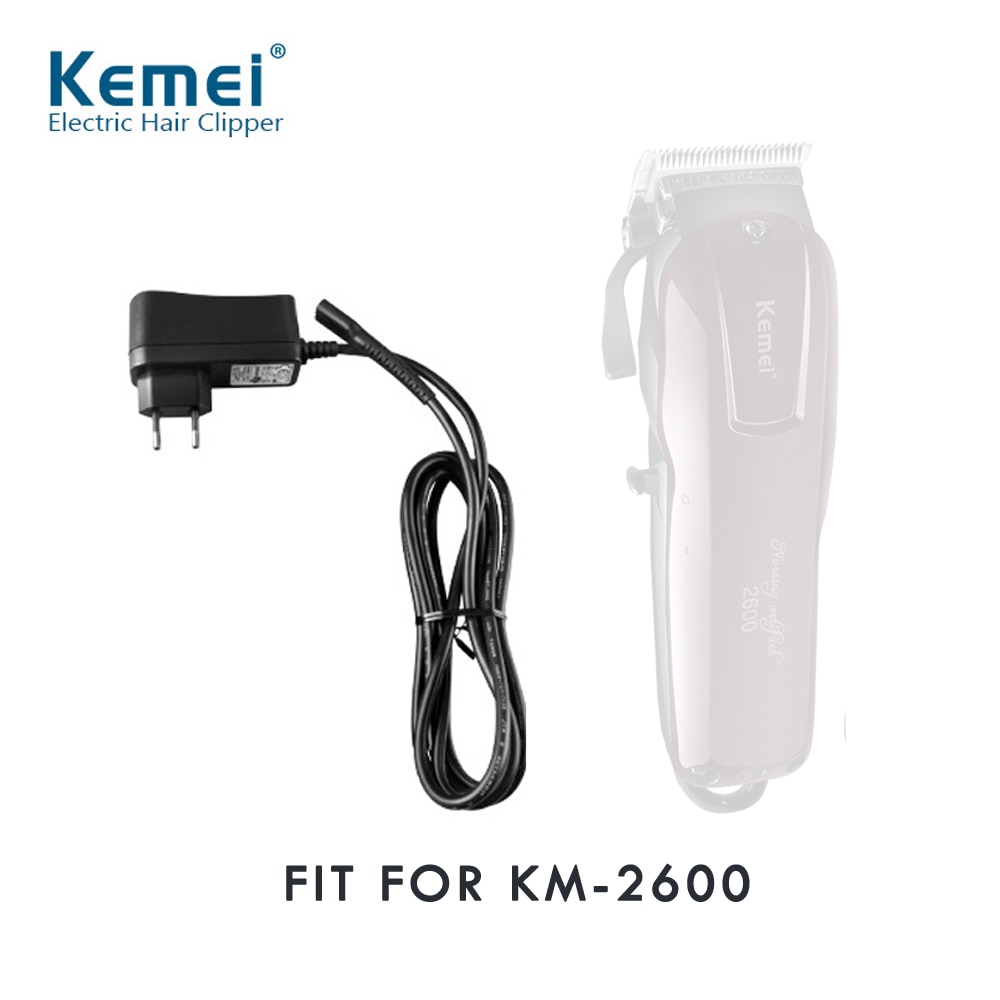 Replacement Kemei Charger For KM-2600 Cable Electric Razor hair clipper Trimmer Powerful Hair Shaving Machine Hair Cutting Tool