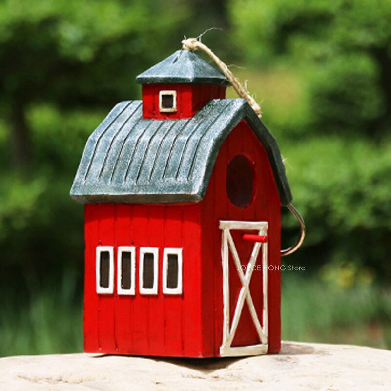 Birdhouse Gardening Decor Outdoor Hanging Birds House Birds Nest for Garden Courtyard Decoration
