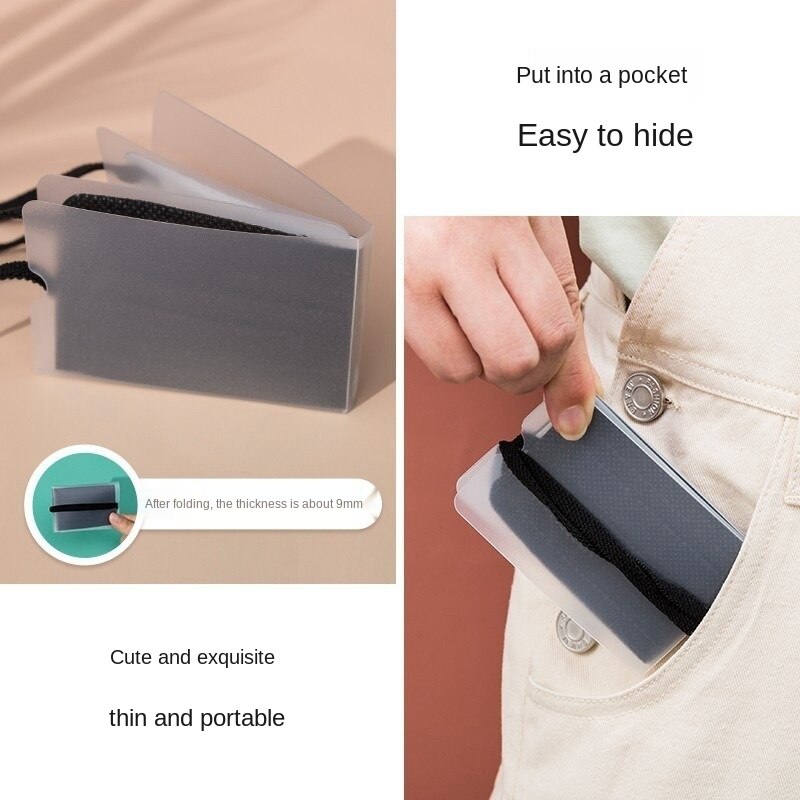 Plastic mask box cartoon pattern disposable mask storage box