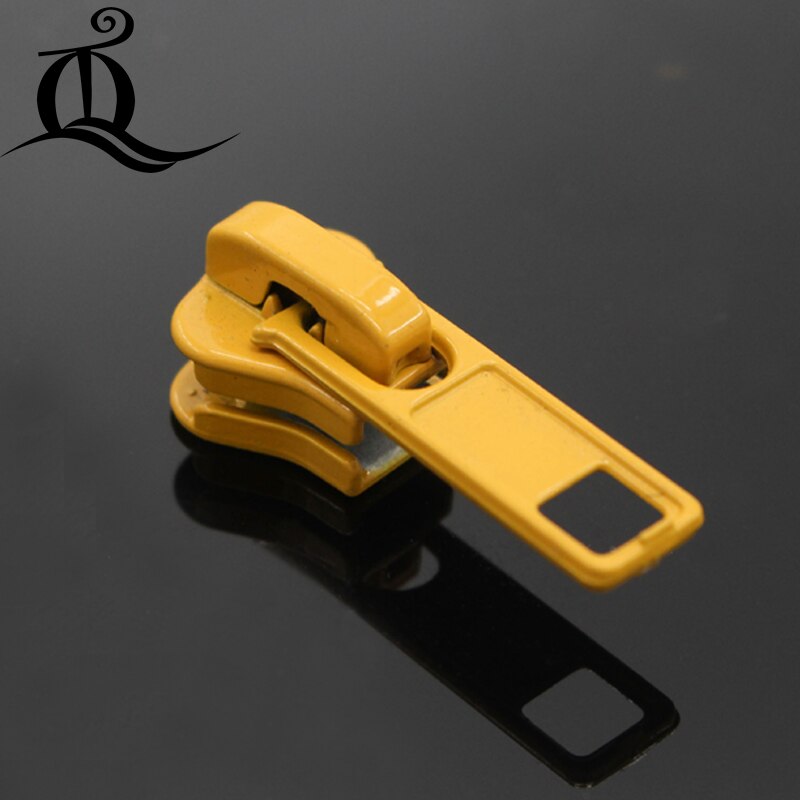 5 # cor da mistura 20pcs Zipack/Vestuário/Ferramentas De Costura Sob Medida Aplicada a resina zíper, zíper de metal Puxa zíper Cabeça Para Bolsa/Volta