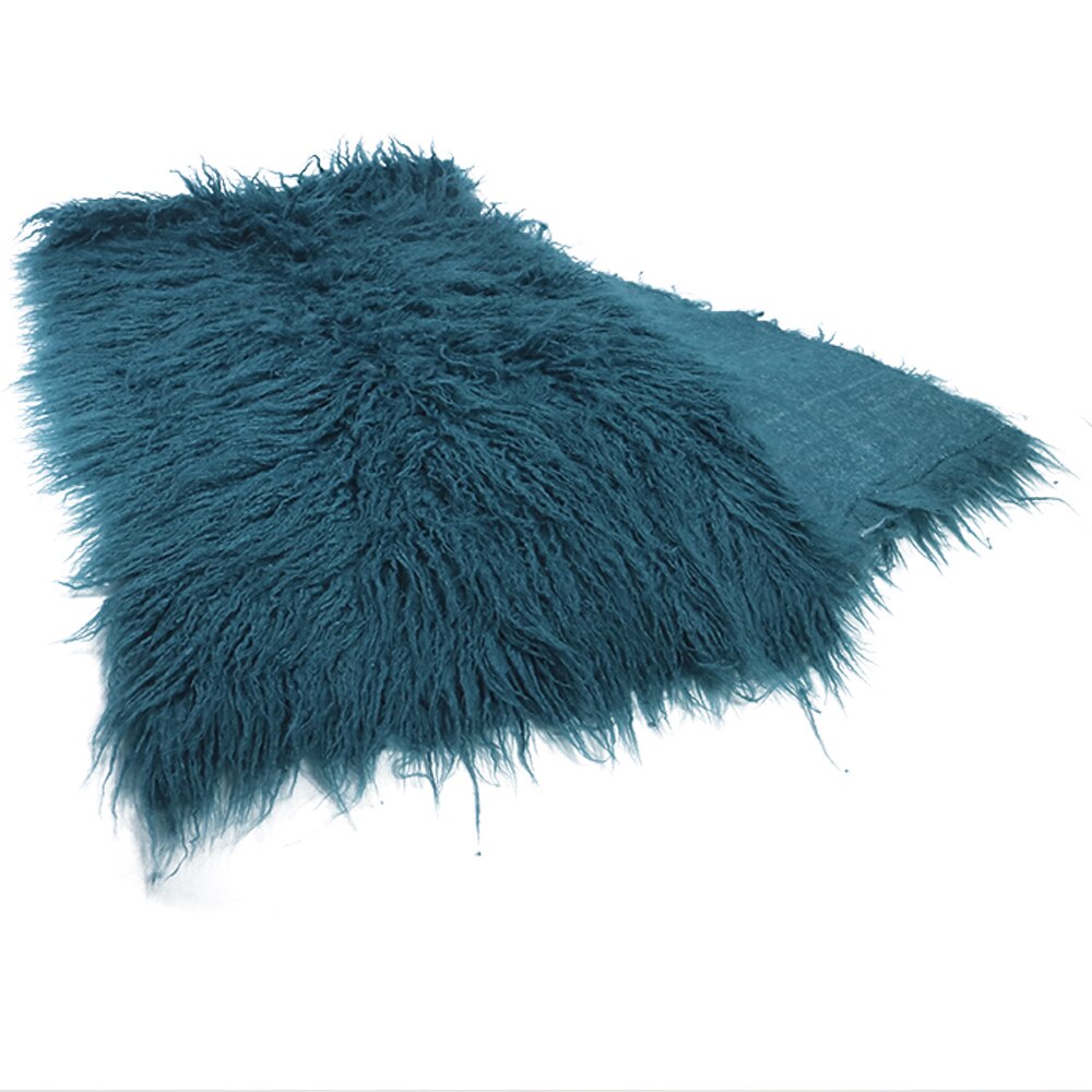 150X100Cm Ë Lange Stapel Faux Fur Deken Baby Foto Achtergrond Mand Filler Voor Pasgeboren Baby Fotografie Accessoires