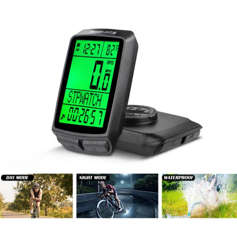 Road Bike Wireless Code Meter Multi-function Interface Waterproof Tachometer Riding Five Languages Mountain Bike Computer
