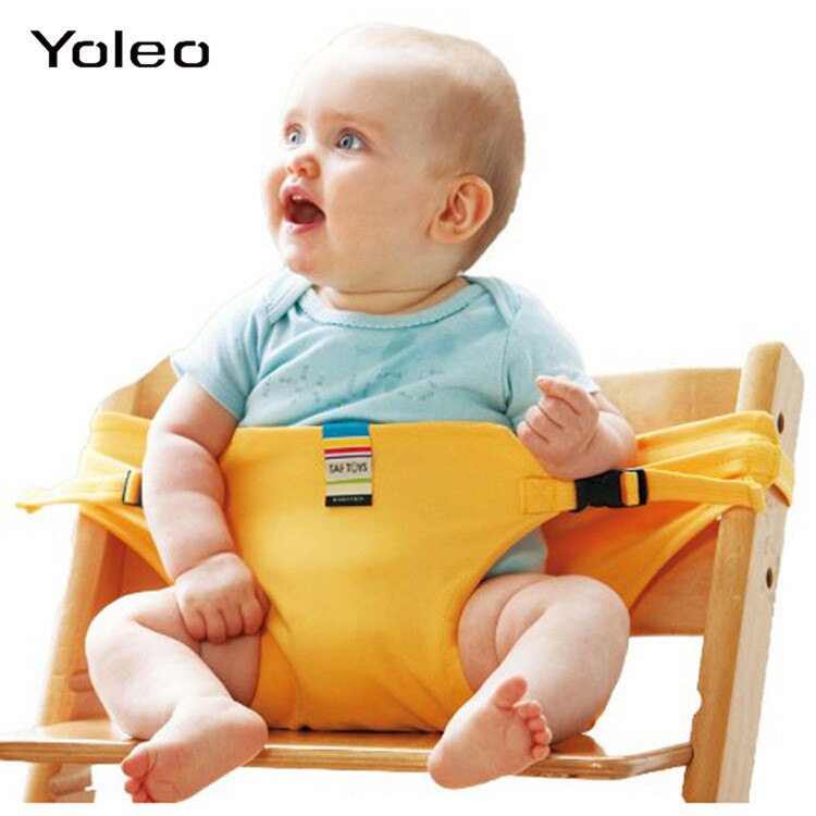 Asiento de viaje para bebé, silla plegable y portátil, lavable, cubierta de comedor para bebé, cinturón de seguridad, silla alta de alimentación: 10 type b