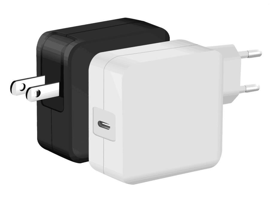 29W USB-C Netzteil - 14.5V 2A Wandladegerät - Für Apple MacBook 12" - Inkl. USB-Kabel