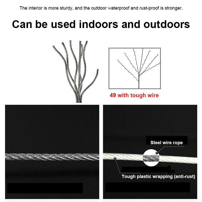 Portable Hanging Rack Clothing Portable Retractable Stainless Steel Clothesline Laundry Racks Home Hanging Rope Drying Hangers