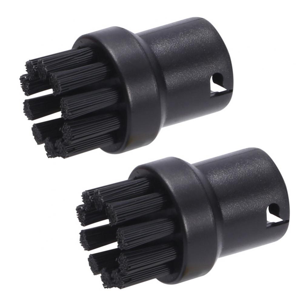 Brosse de nettoyage à vapeur, 2 pièces, pour Karcher SC1 SC2 SC3 SC4 SC5 SC7 2.863-058, remplacement de la poussière du canapé: Black