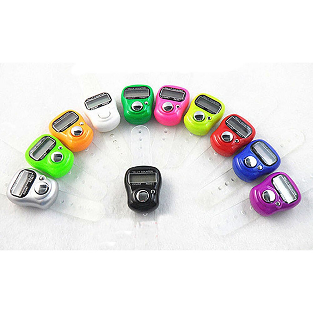 Digital Counter Mini Durable Finger Ring Golf Digital Stitch Marker LCD Display Tally Counter