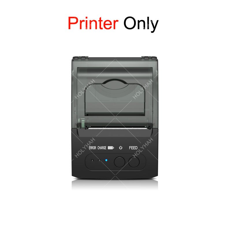 Draagbare Android Ios Bluetooth Bonprinter 58Mm Mini Pos Thermische Printer Met Lederen Riem Voor Zakelijke Esc/pos: 5811 Printer