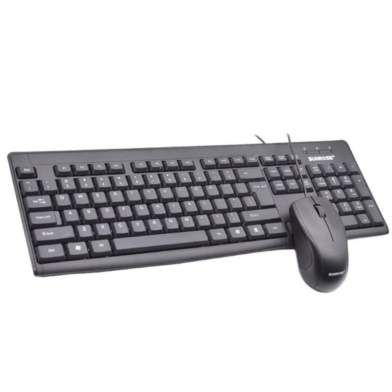 Business Keyboard for Computer 104 Keys USB Wired Silent Keyboard for Business Office Tablet Laptop Comfortable Feel