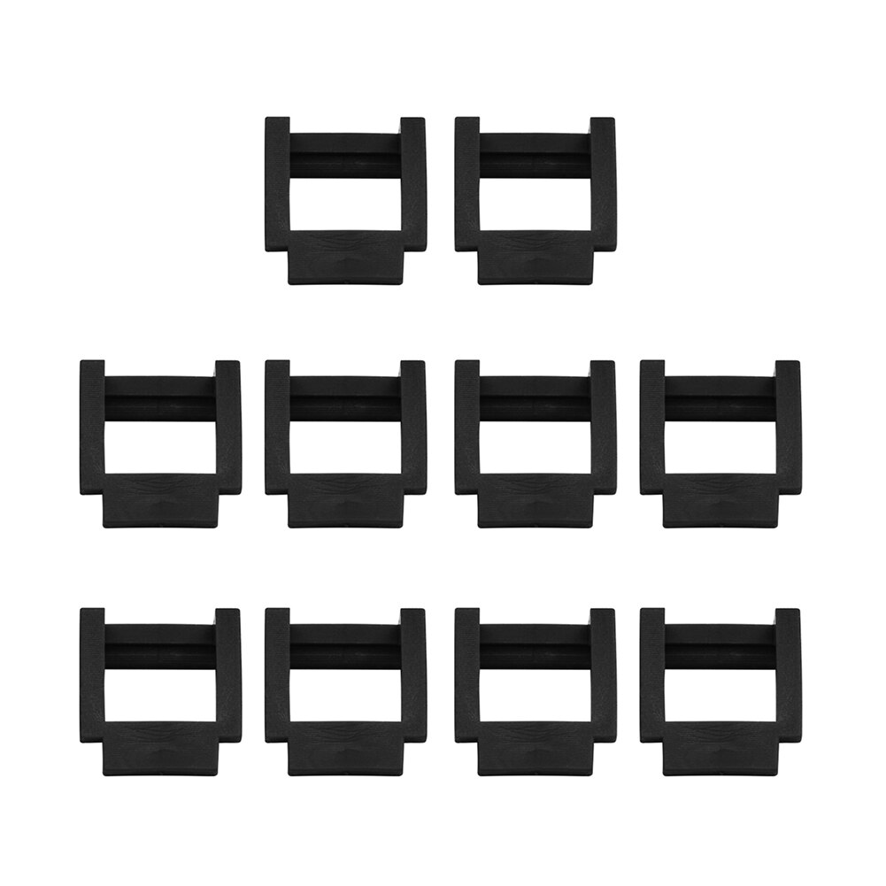 10pcs PCIE Riser 1X Retainer Vertical Mount Locker USB Holder Cable Extender Riser PCIE Riser for Video Card Miner Mining: Black