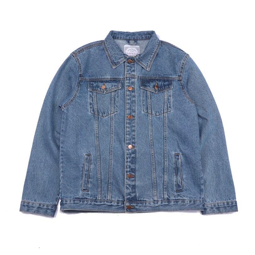 Veste en jean Vintage pour homme, style japonais, Streetwear, décontracté, en coton, printemps, 2022