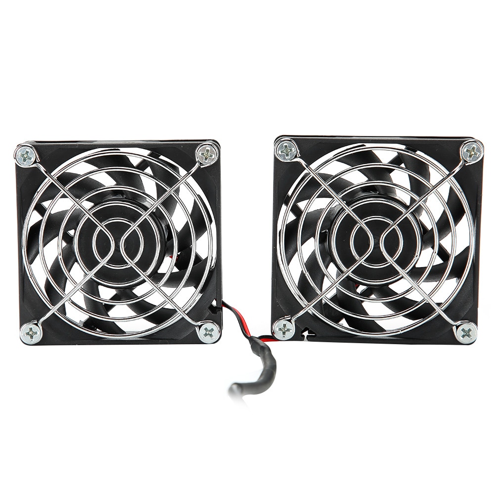 5V USB Power Cooling Dual Fan Router Heat Dissipation Cooler for ASUS RT‑AC68U AC86U EX6200 Tengda AC15