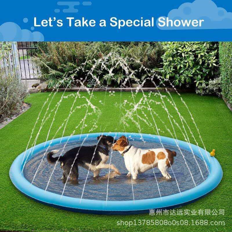 Dog Swimming Pool Foldable Pet Bathing Pool Bath Fountain Tub Bathtub for Large Dogs Summer Outdoor Puppy Take Bath Bathtub