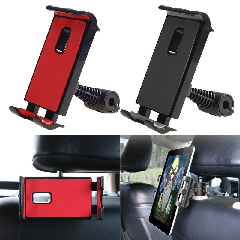 Auto Tablet Stand Houder Voor Ipad Tablet Accessoires Universele Verstelbare Tablet Stand Car Seat Terug Beugel Voor 4-11 inch Tablet