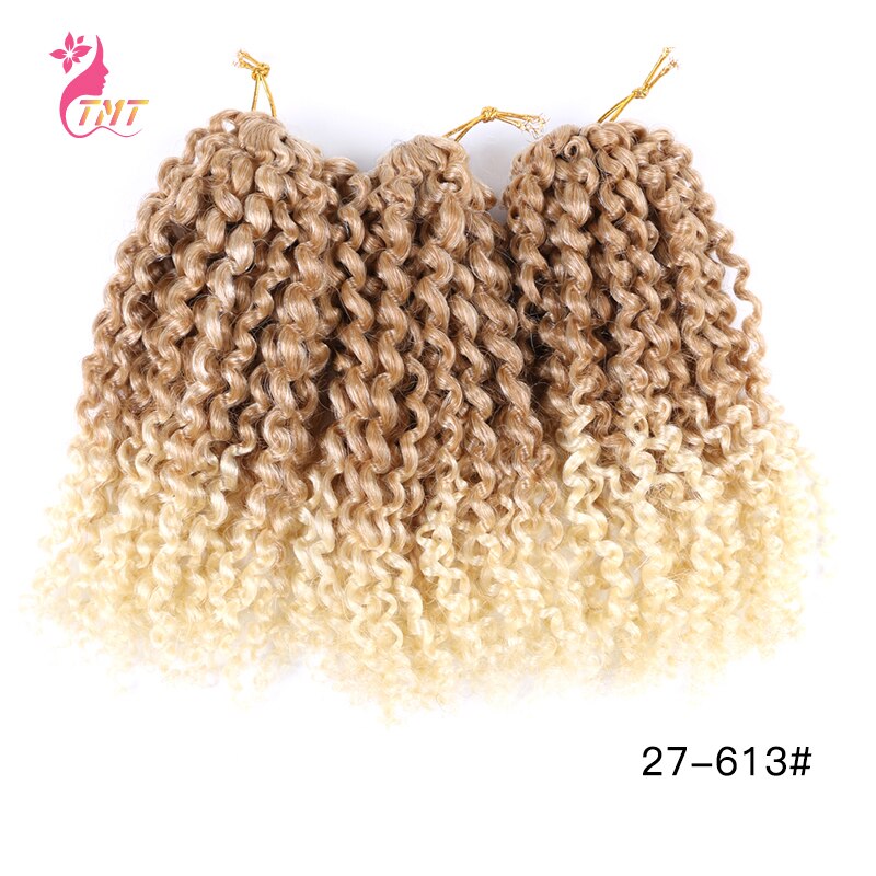 Marly Jerry Curl Jamaicaanse Bounce Gehaakte Vlechten Haar Ombre Synthetische Lente Twist Vlechten Haar Exrensions Voor Zwarte Vrouwen: 27-613